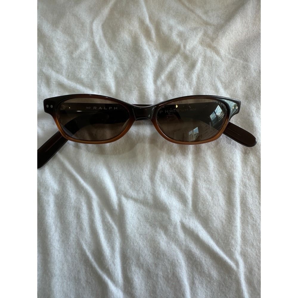 Ralph Lauren PH 962/S Vintage Y2K Two Tone Tortoise Oval Sunglasses Brown Lens